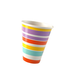 colorful plastic cups