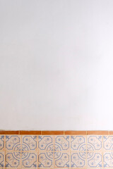 Traditional Andalusian tiles with copyspace