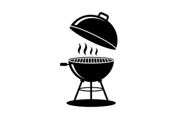 Outdoor barbecue grill cooking summer grilling icon