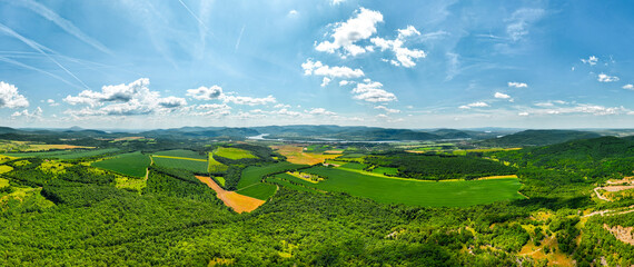 Panorma Photo from Hungary, Danube bend, Pilismarot