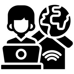 Remote Work Icon