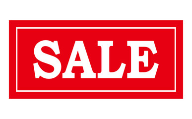 SALE - Red Rubber Stamp with text SALE
