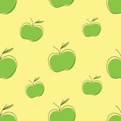 apple seamless pattern