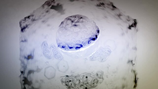 Cinematic Cell Nucleus Membrane and Mitochondria - Blue Color Grade.

No Ai was used in the making of this clip. cCip rendered in After Effects.