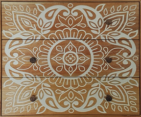 Abstract floral pattern ornament art 