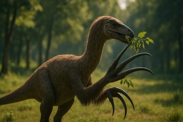 Peaceful Therizinosaurus