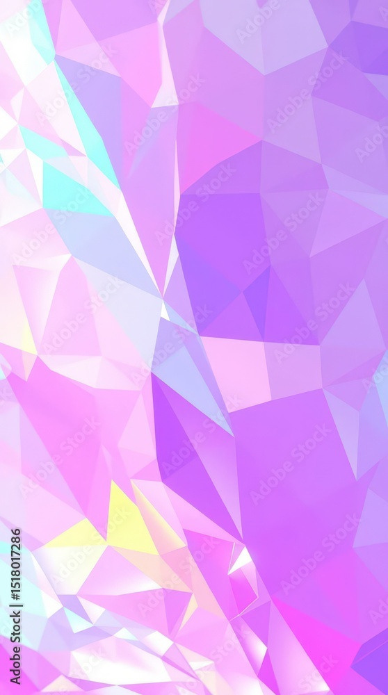 Aufkleber colorful geometric patterns create a vibrant background with soft pastel hues in a modern digital de