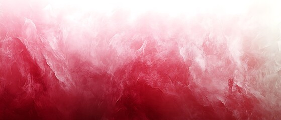 Obraz premium Abstract red and white cloud-like shapes