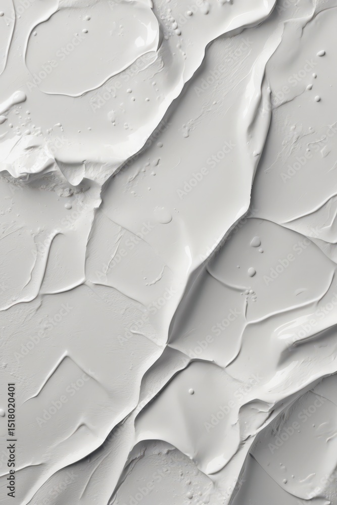 Poster textured surface of light gray material showcases intricate patterns and depth created by layers and