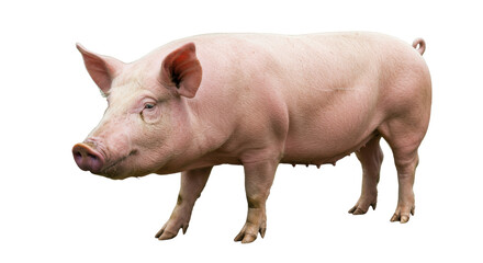 Isolated Pig