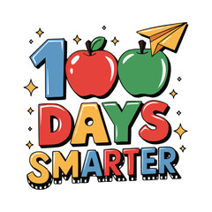 100 Days of Learning Celebration Shirt Fun and Colorful 100th Day of School Design for Students and Teachers