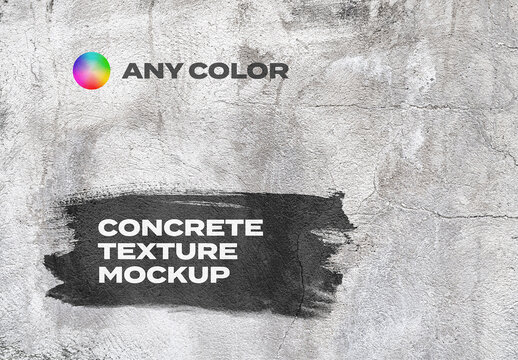 Concrete Mockup Template Wall Outdoor Street Indoor Overlay Texture Pack Effect Surface