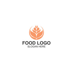 logo design for bakery or food brand identity with creative illustration