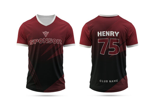 Sports Club Team Jersey Design Template