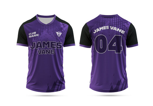 Football Team Jersey Design Template