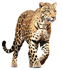 Fototapeta premium PNG Panter animal wildlife leopard.