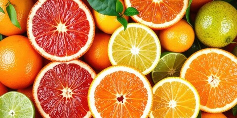 Citrus Burst: Fresh Fruit Explosion of Flavor