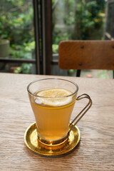 cinqのジンジャーホットレモネード