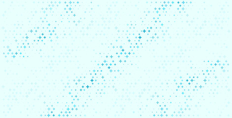 Abastract healthcare medical background. Mathematical random plus symbols pattern. Technology innovation in medicine.