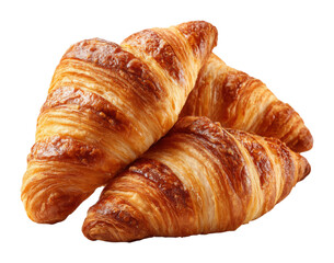 Baking fresh croissants at a cozy bakery gourmet pastry experience warm atmosphere culinary isolated on transparent background