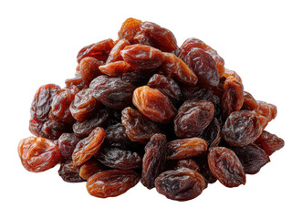 Obraz premium Harvesting sweet raisins dried fruit market fresh produce sunny environment view healthy snacking isolated on transparent background