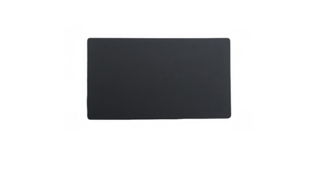 Dark gray matte rectangle on a transparent background, PNG image, PNG file.