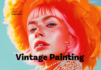 Vintage Painting Photo Effect