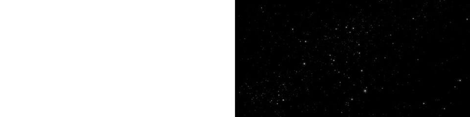 Vector transparent  glittering stardust glow with magic shimmer and sparkle, bright gold starry confetti effect on transparent festive background PNG © David