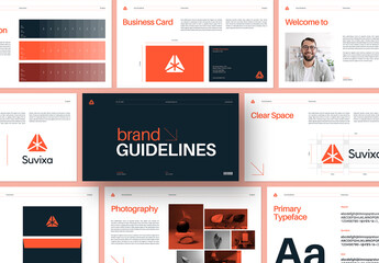 Modern and Clean Identity Brand Guidelines Presentation Layout