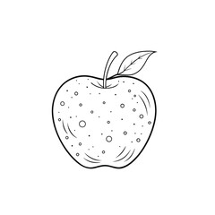 apple on a white background