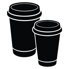 coffee cup isolated on white