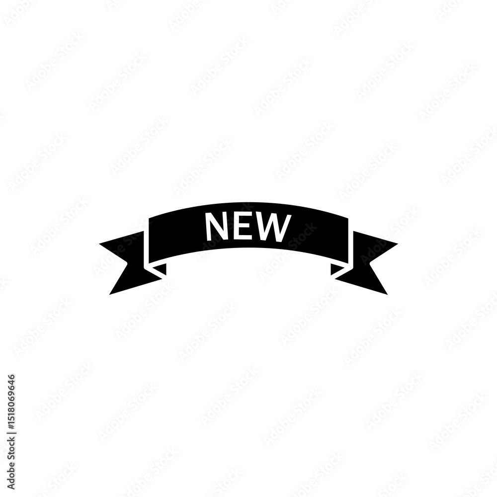 Fototapete New label icon. Flat vector related icon for web and mobile applications.