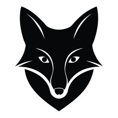 vector illustration of a fox head