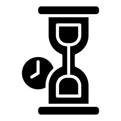 Early access icon Flat outline fill black and white