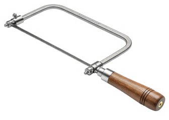 Coping saw Isolated on a transparent background.