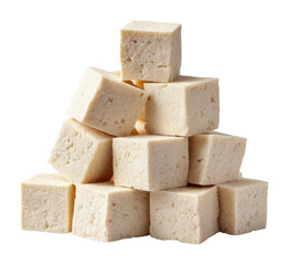 Preparing delicious tofu dishes kitchen recipe guide culinary plant-based cooking isolated on transparent background