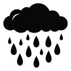 cloud with rain drops