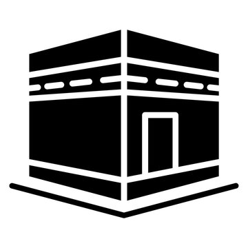 black kaaba icon clip art preview