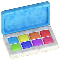 Set of art supplies for drawing