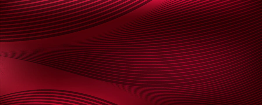 Premium background design with diagonal line pattern in maroon colour. Vector horizontal template for digital business banner, formal invitation, luxury voucher, prestigious gift certificate