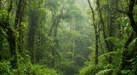 Lush, green rainforest canopy (1)