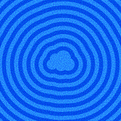 Vector illustration of a soft cloud icon centered in wavy concentric blue lines, creating a dreamy visual effect.