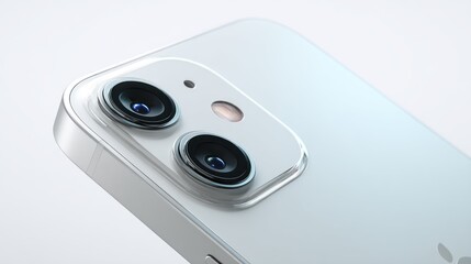 Modern smartphone with a dual-lens camera
