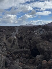VIEW OF LANZAROTE CANARY ISLAND
