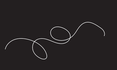 Wavy line pattern with curvy abstract squiggles .Vector illustration.  EPS 10/AI