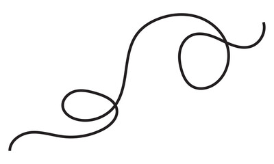 Wavy line pattern with curvy abstract squiggles .Vector illustration.  EPS 10/AI