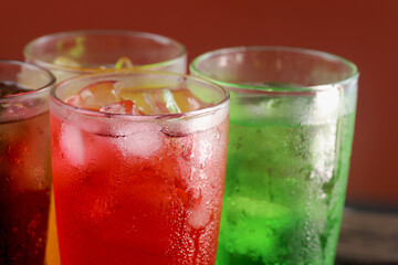 Carbonated water in a glass, fizzy and refreshing with every drop.