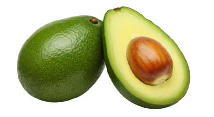 Isolated avocado