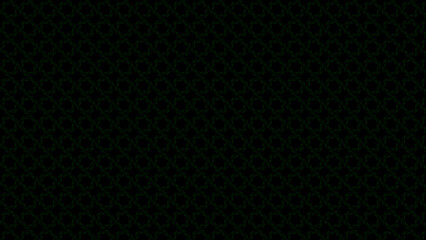 Abstract Dark Background with Intricate Green Pattern