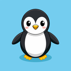 Obraz premium Adorable Cartoon Penguin Illustration